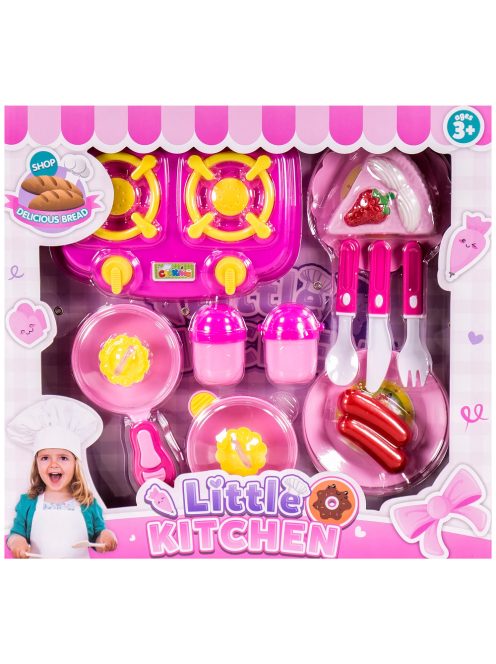 Set de bucătărie pentru copii cu plită-Set de bucătărie pentru copii cu plită