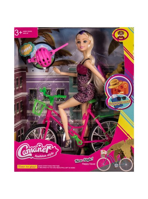 Комплект кукла с чупещи се стави и колело EmonaMall - Код W2964