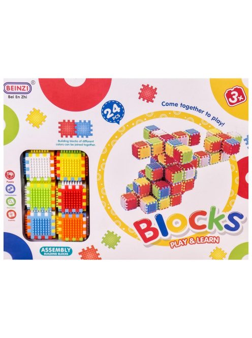 Детски конструктор кубчета (24 елемента) EmonaMall - Код W3047