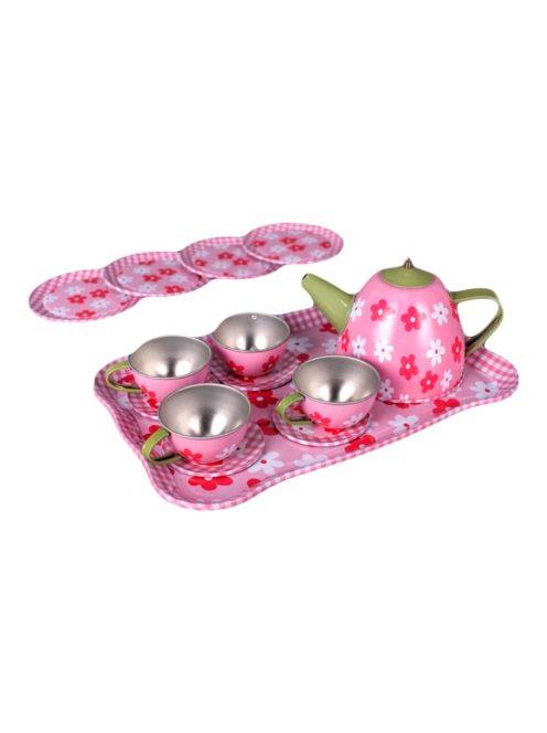 Servis din metal de ceai cu tăviță pentru copii-Servis din metal de ceai cu tăviță pentru copii