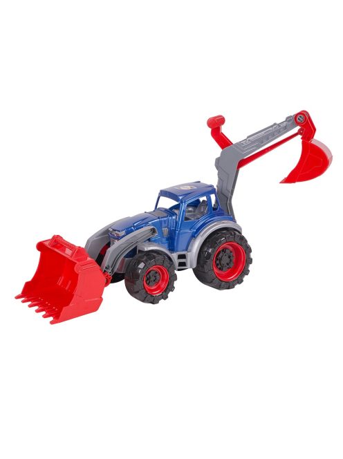Tractor pentru copii Texas - încărcător-excavator 60cm
