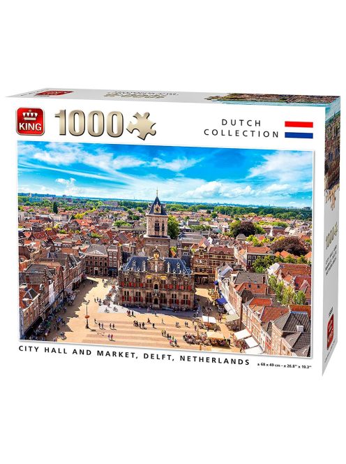 Puzzle Delft Olanda 1000 elemente-Puzzle Delft Olanda 1000 elemente