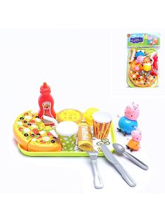 Purcelușii Peppa Pig și pizza de tăiat-Purcelușii Peppa Pig și pizza de tăiat-Purcelușii Peppa Pig și pizza de tăiat
