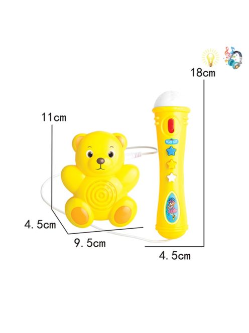 Microfon pentru copii cu ursuleț-Microfon pentru copii cu ursuleț