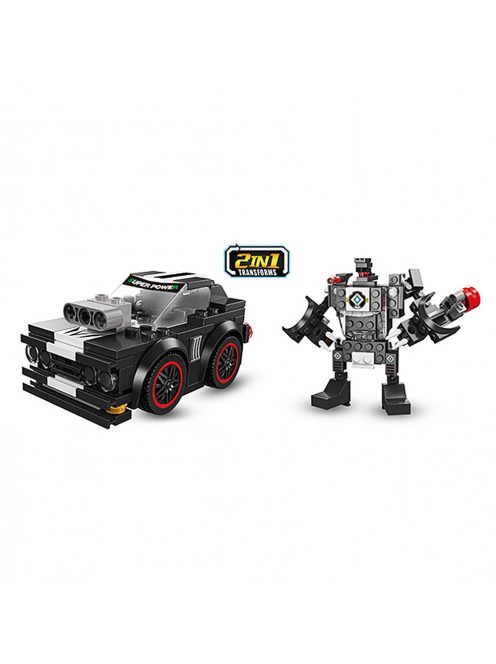 Constructor de copii mașină robot negru-Constructor de copii mașină robot negru-Constructor de copii mașină robot negru