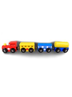 Tren de lemn pentru copii-Tren de lemn pentru copii