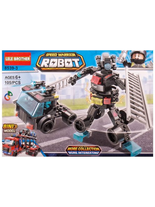 Детски конструктор робот и кола EmonaMall - Код W4678
