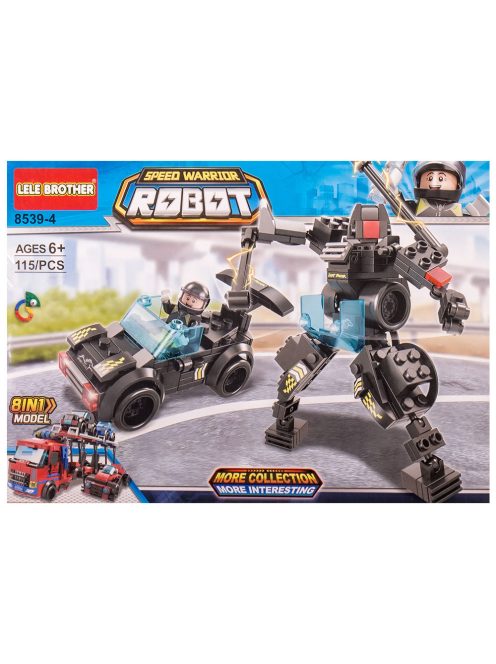 Детски конструктор робот и кола EmonaMall - Код W4679