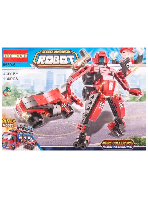 Детски конструктор робот и кола EmonaMall - Код W4681