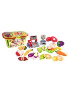 Детски комплект кошница с плодове и зеленчуци за рязане EmonaMall - Код W4886