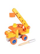 Детски дървен конструктор Кран EmonaMall - Код W5233